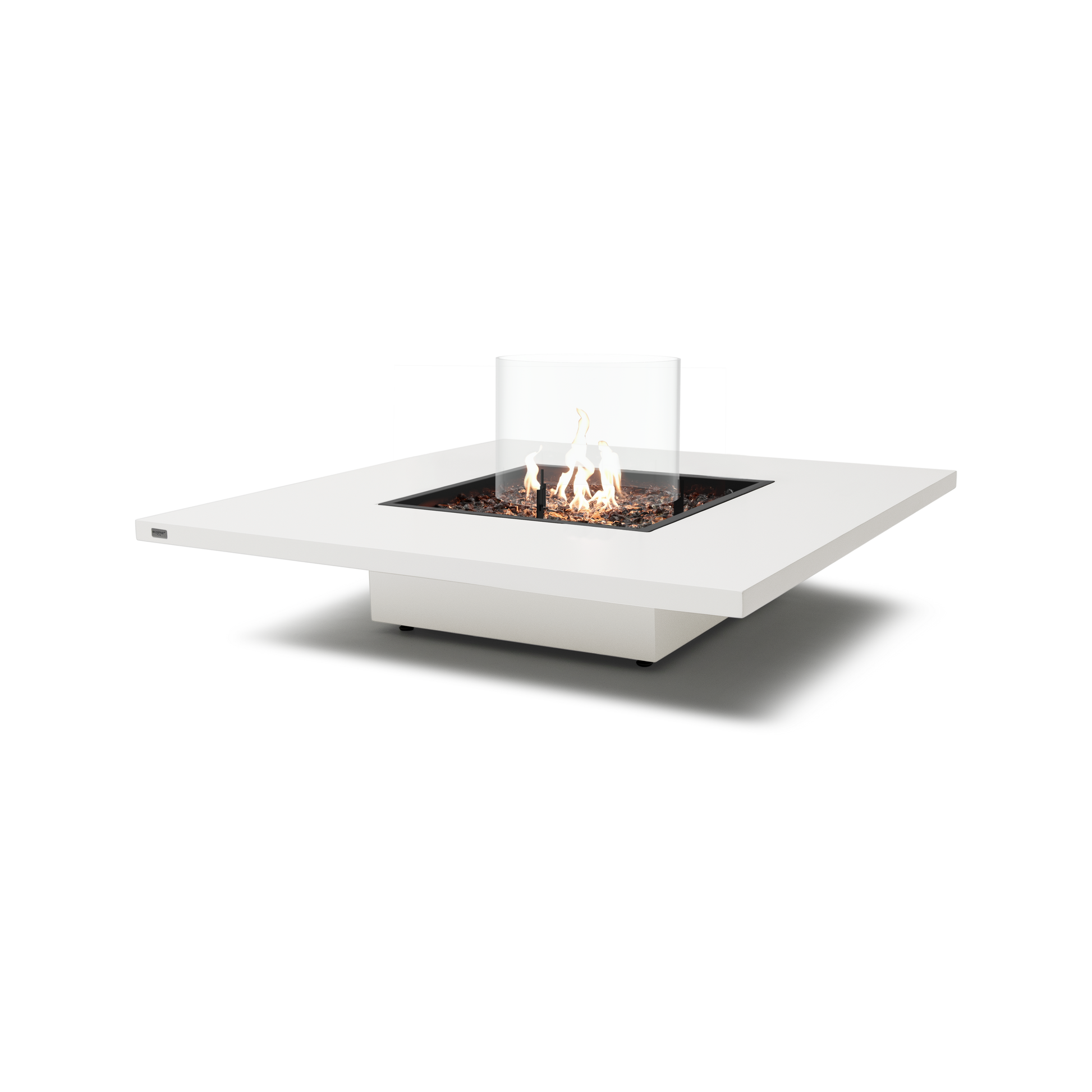 EcoSmart Fire Vertigo 50" Bone Freestanding Fire Table with Gas LP/NG Burner by Mad Design Group