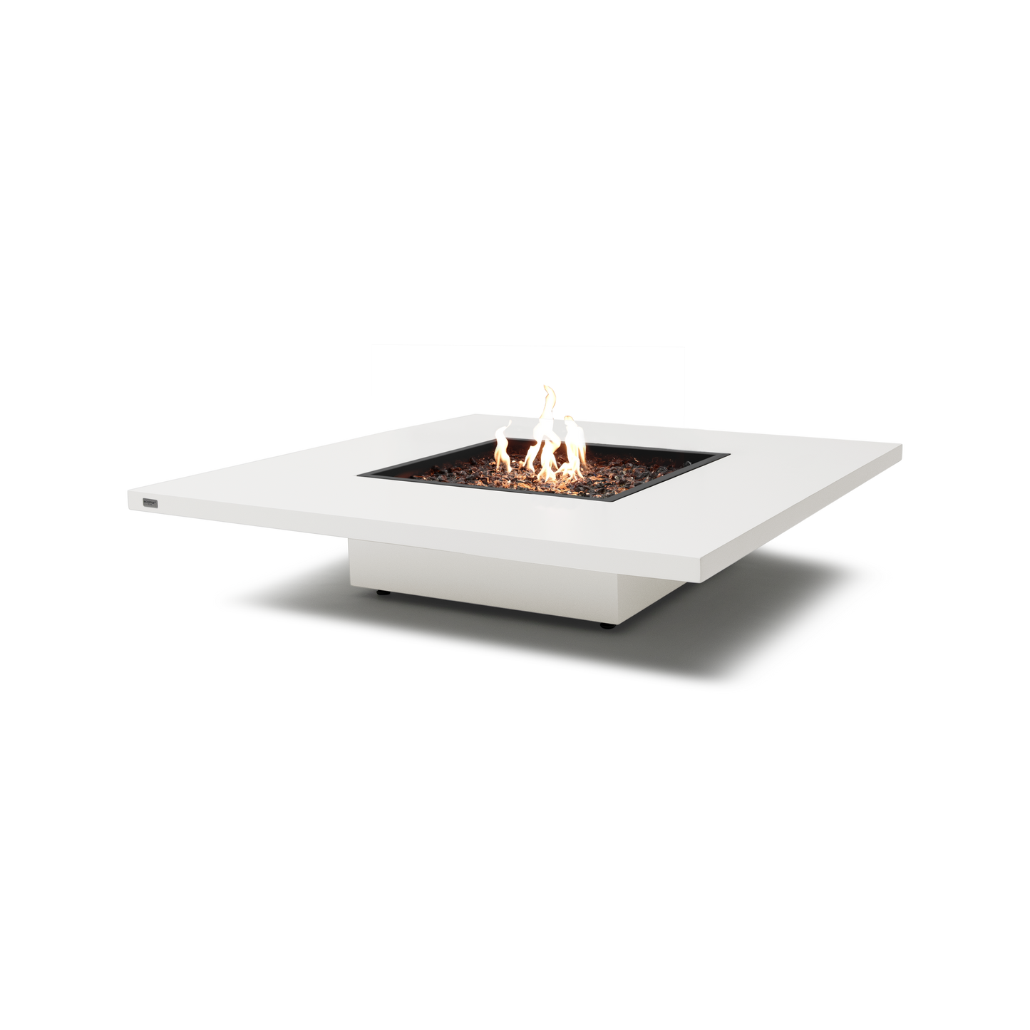 EcoSmart Fire Vertigo 50" Bone Freestanding Fire Table with Gas LP/NG Burner by Mad Design Group