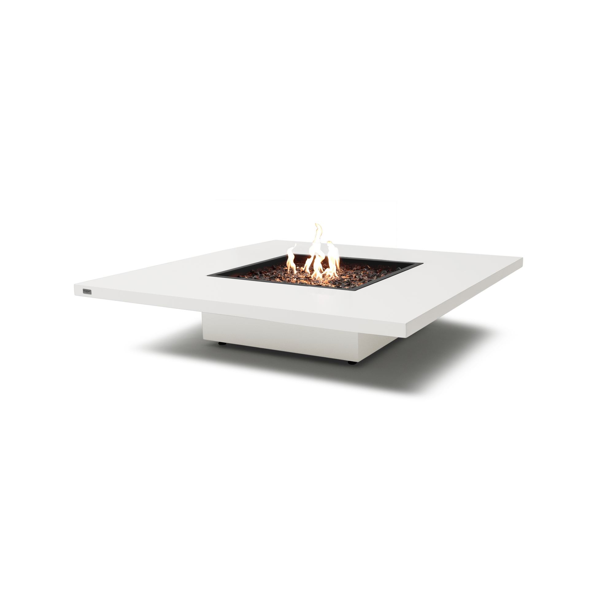 EcoSmart Fire Vertigo 50" Bone Freestanding Fire Table with Gas LP/NG Burner by Mad Design Group