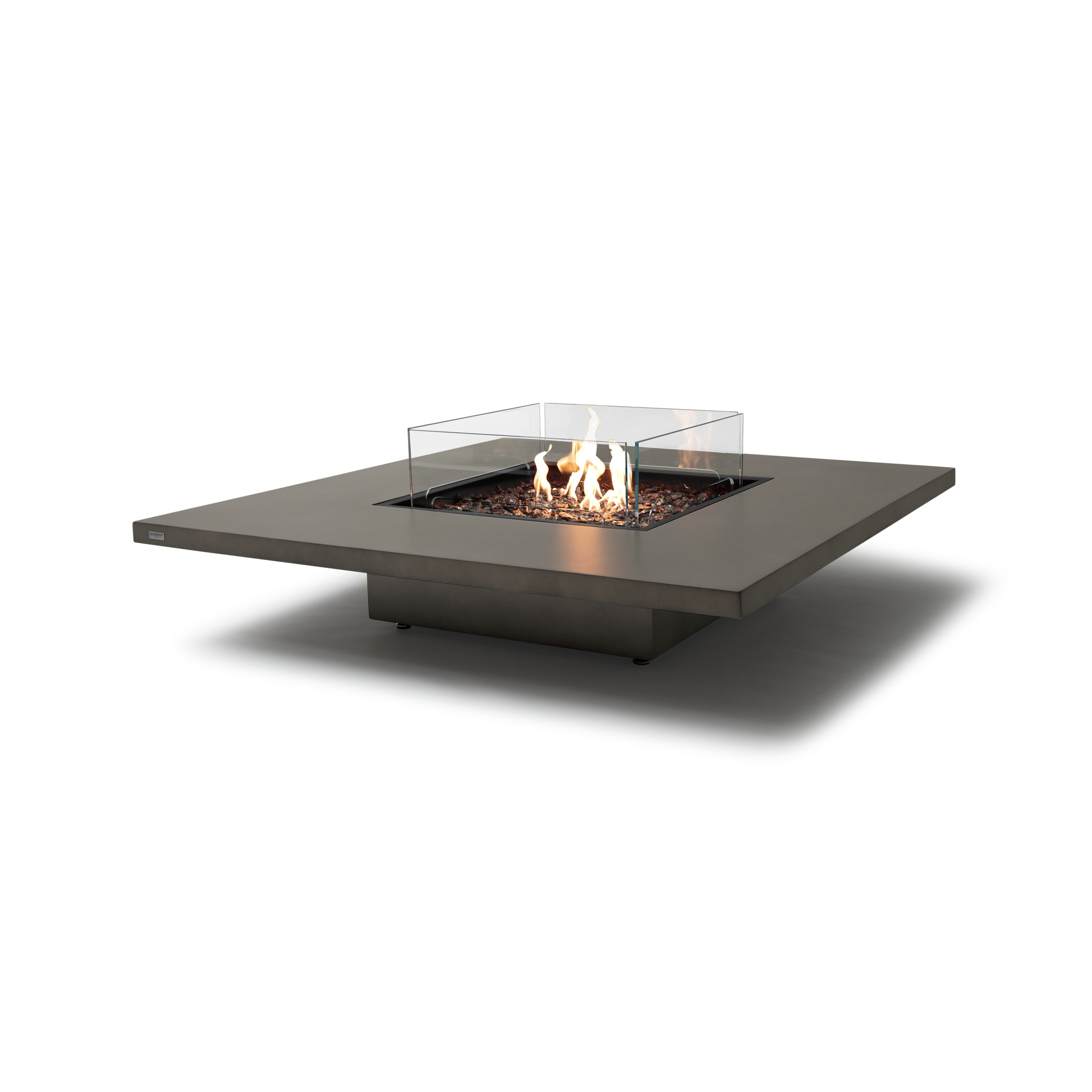 EcoSmart Fire Vertigo 50" Natural Freestanding Fire Table with Gas LP/NG Burner by Mad Design Group