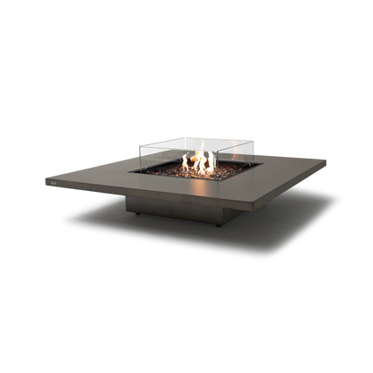 EcoSmart Fire Vertigo 50" Natural Freestanding Fire Table with Gas LP/NG Burner by Mad Design Group