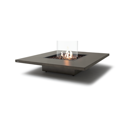 EcoSmart Fire Vertigo 50" Natural Freestanding Fire Table with Gas LP/NG Burner by Mad Design Group