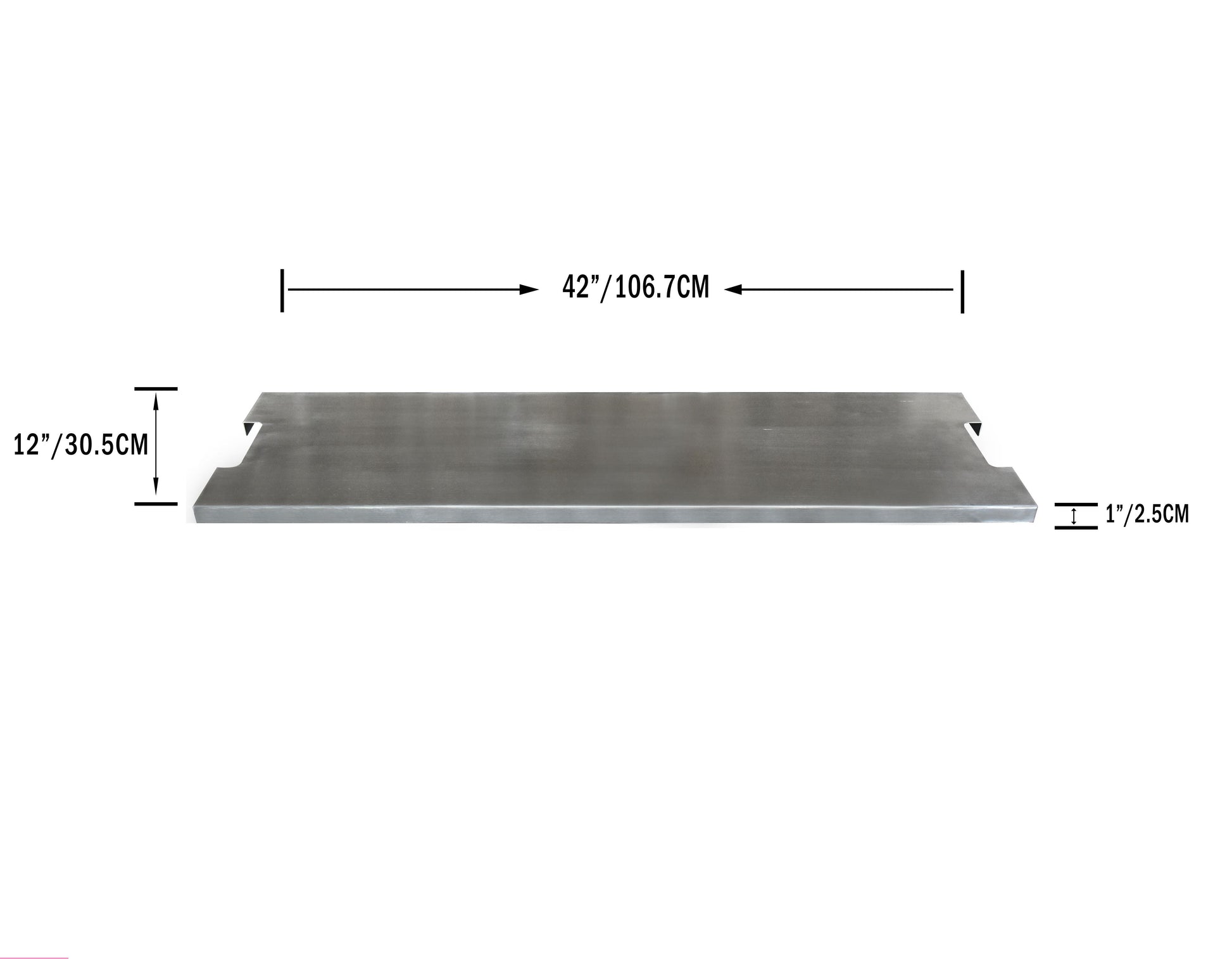 Elementi Granville 12" Rectangle Stainless Steel Lid