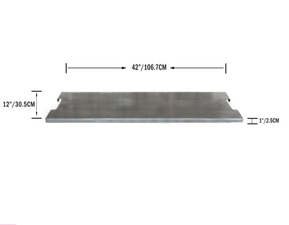 Elementi Granville 12" Rectangle Stainless Steel Lid