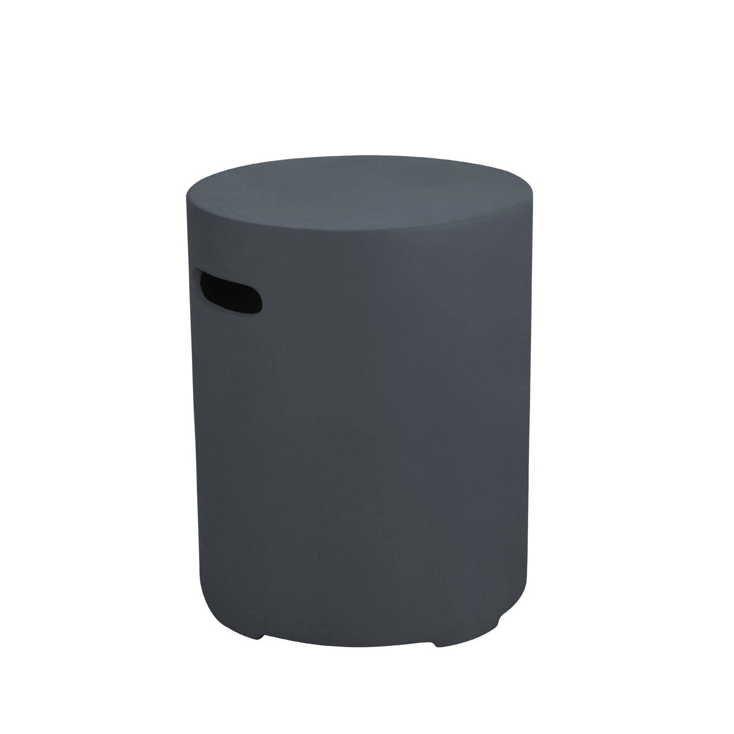Elementi 16” Round Dark Gray Concrete Liquid Propane Tank Cover ONB01-102