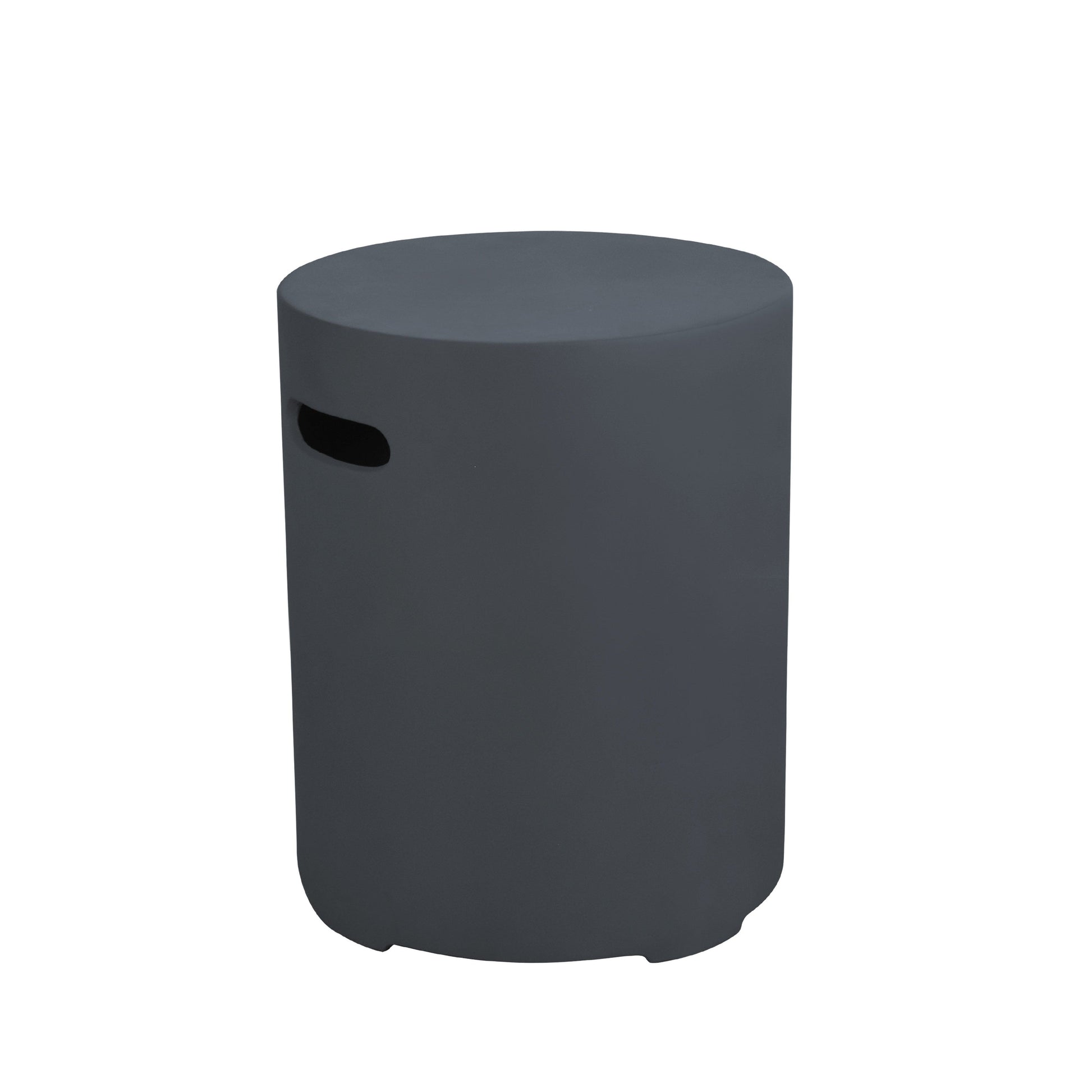 Elementi 16” Round Dark Gray Concrete Liquid Propane Tank Cover ONB01-102
