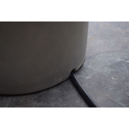 Elementi 16" Round Light Gray Concrete Liquid Propane Tank Cover ONB01-102