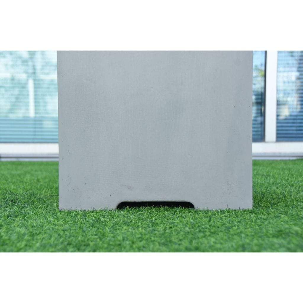 Elementi 16" Square Light Gray Liquid Propane Concrete Tank Cover ONB01-109