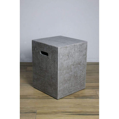 Elementi 16" Square Light Gray Propane Concrete Tank Cover ONB016
