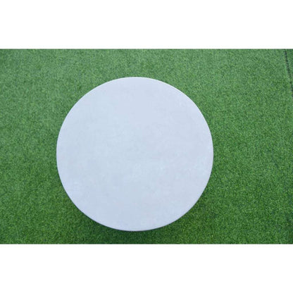 Elementi 18" Round Light Gray Concrete Liquid Propane Tank Cover ONB01-207