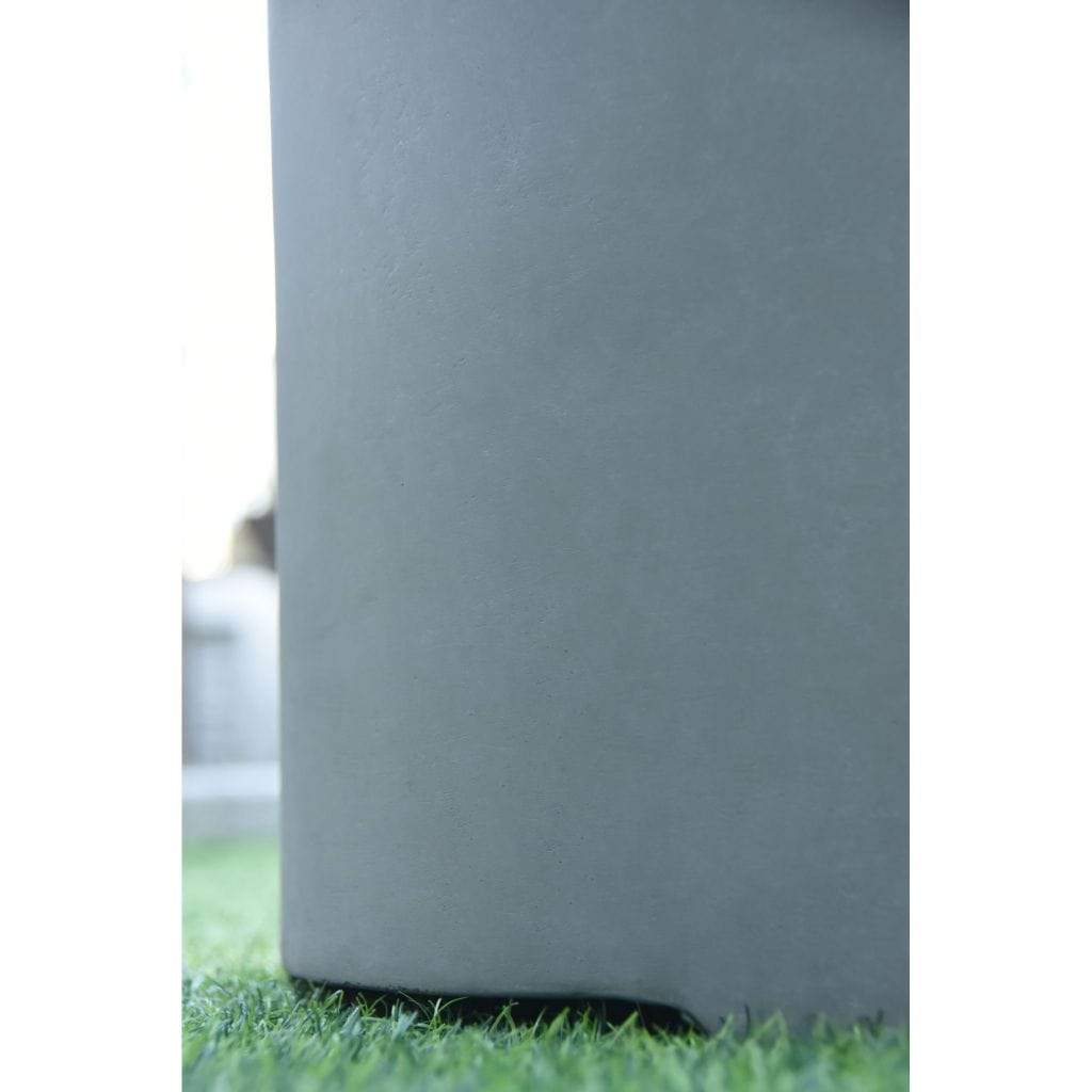 Elementi 18" Round Light Gray Concrete Liquid Propane Tank Cover ONB01-207