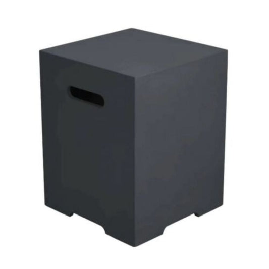 Elementi 18" Square Dark Gray Liquid Propane Concrete Tank Cover ONB01-208