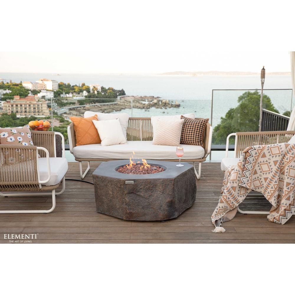Elementi Columbia 42" Concrete Liquid Propane Fire Table