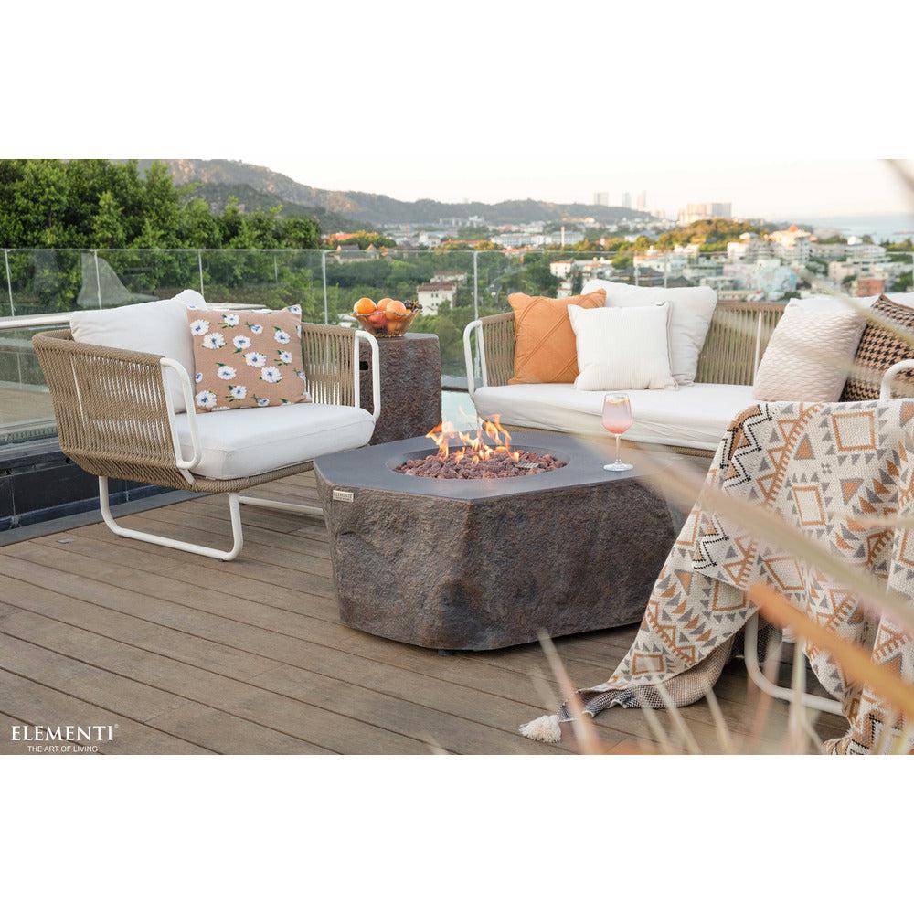 Elementi Columbia 42" Concrete Liquid Propane Fire Table
