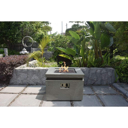 Elementi Dover 27" Concrete Gas Fire Table