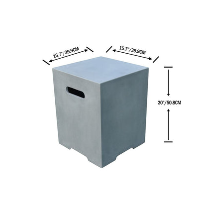 Elementi Fire 15.7" Square Tank Cover