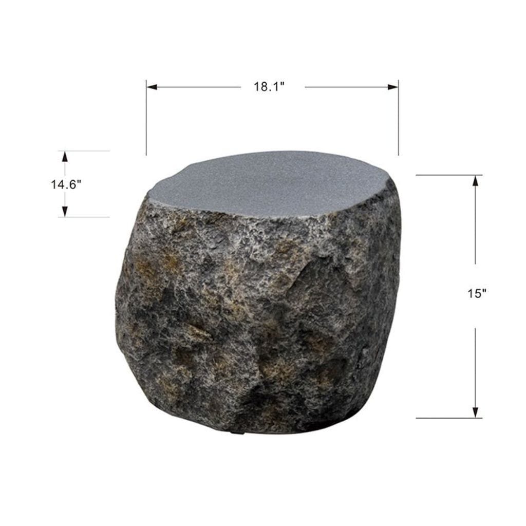 Elementi Fire 16" Boulder Seat