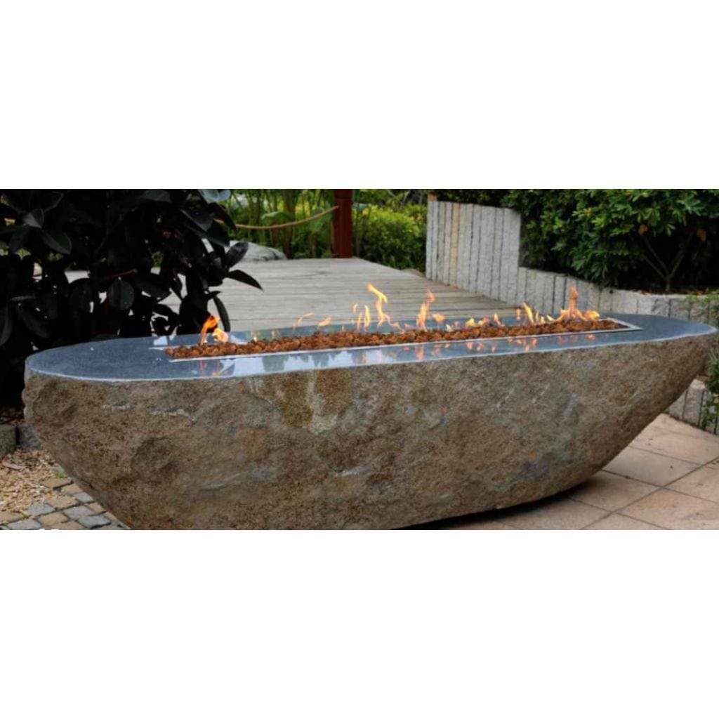 Elementi Fire 22" Bethlehem Granite Boulder