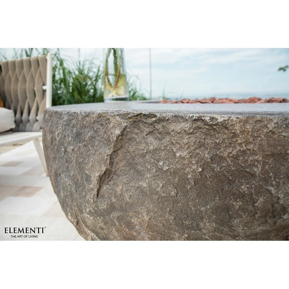 Elementi Fire 35" Boulder Fire Table