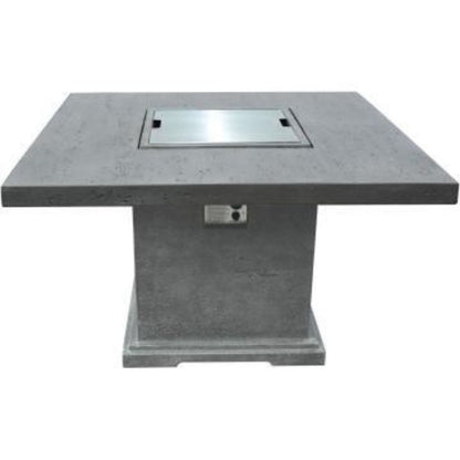 Elementi Fire 48" Light Gray Birmingham Dining Propane Fire Table