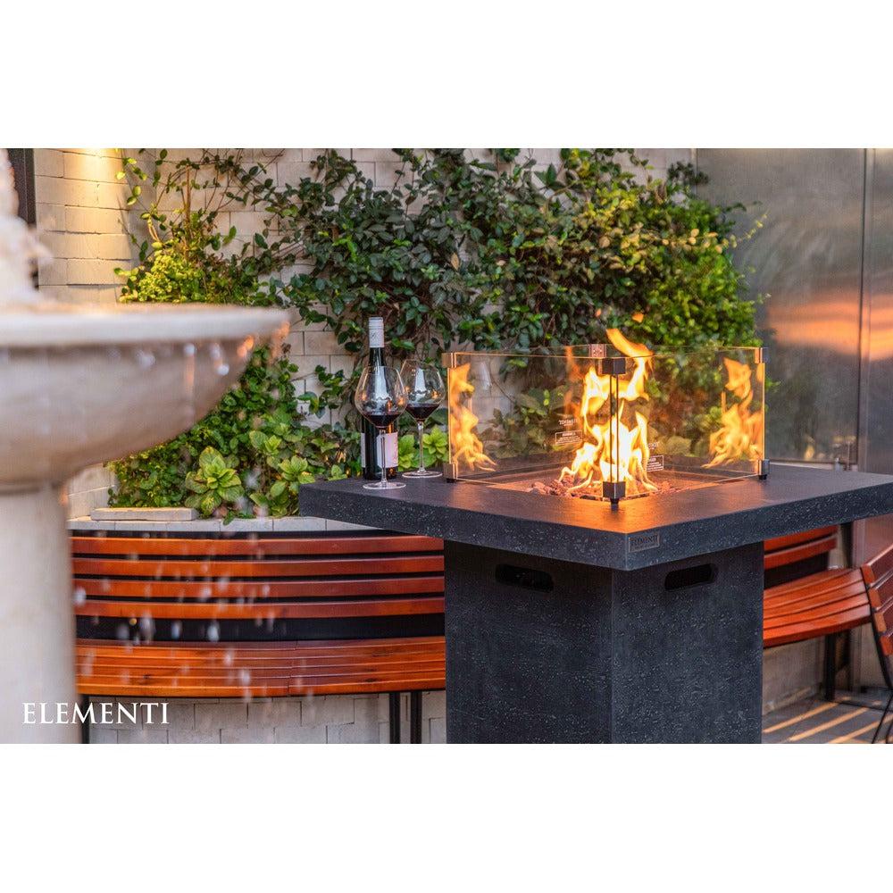 Elementi Fire Montreal Bar Propane Fire Table