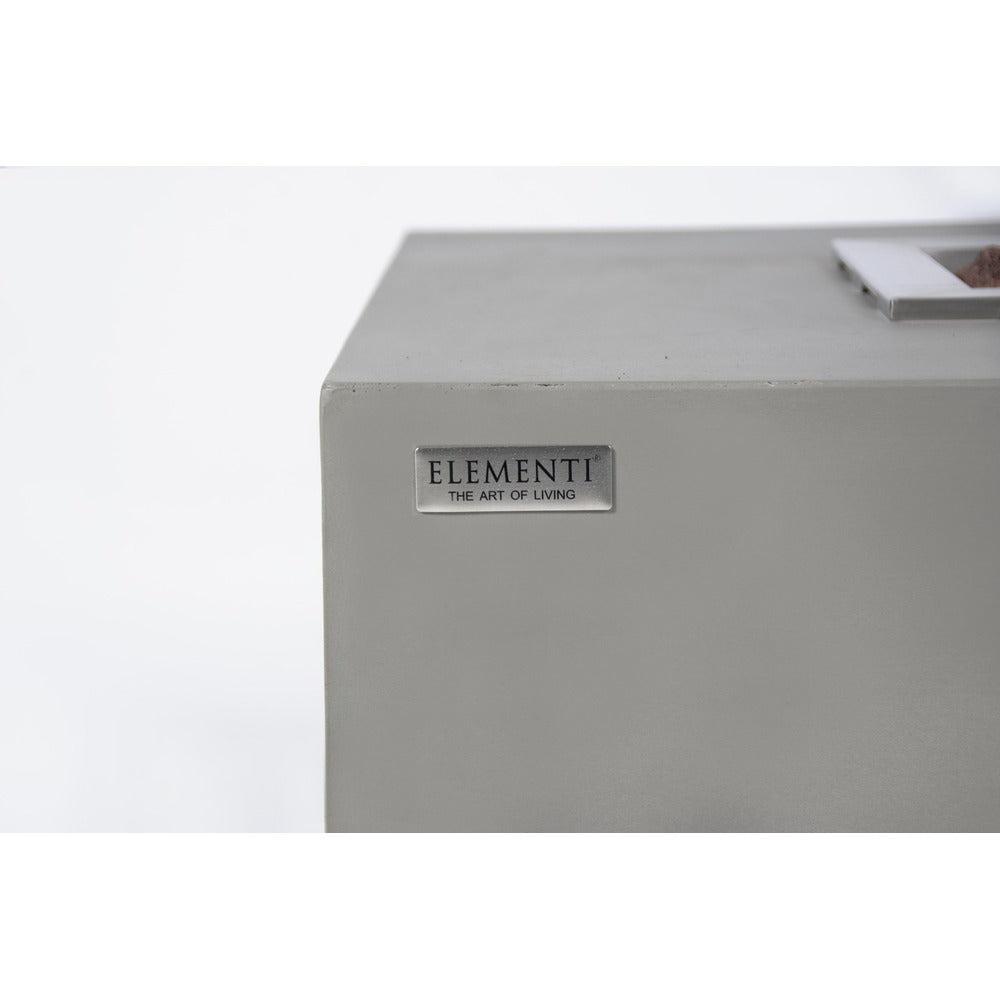 Elementi Granville 27" Rectangle Light Gray Concrete Liquid Propane Fire Table