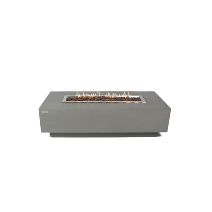 Elementi Granville 27" Rectangle Light Gray Concrete Liquid Propane Fire Table