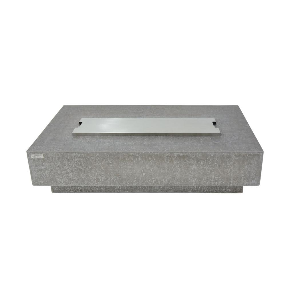 Elementi Hampton 32" Rectangle Light Gray Concrete Liquid Propane Fire Table