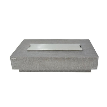 Elementi Hampton 32" Rectangle Light Gray Concrete Liquid Propane Fire Table