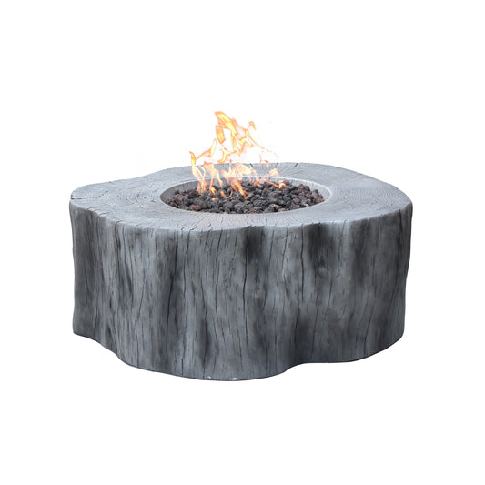 Elementi Manchester 39" Classic Gray Concrete Natural Gas Fire Table