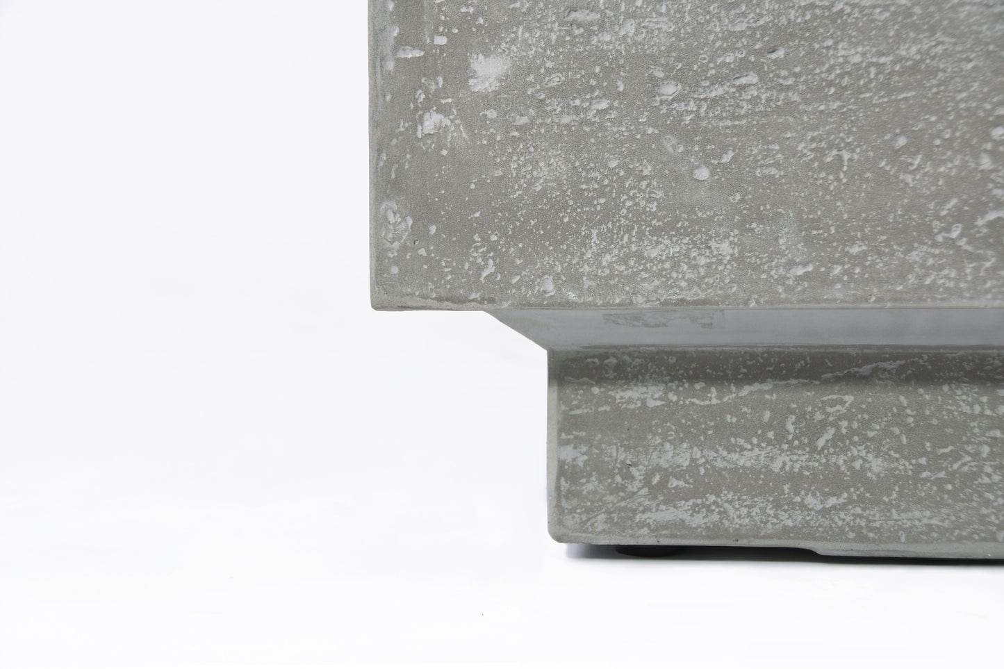 Elementi Manhattan 36" Square Light Gray Concrete Liquid Propane Fire Table