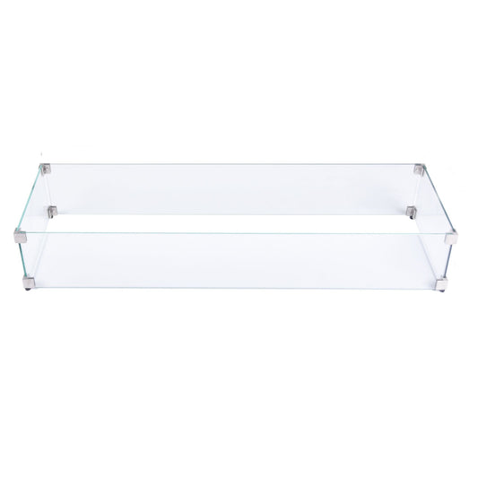 Elementi Plus 15" Rectangle Clear Tempered Glass Wind Screen For OFG410/OFG415 (ONC05-021)