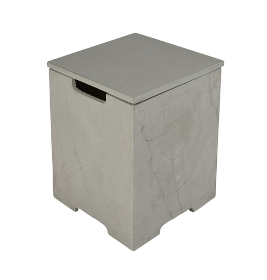 Elementi Plus 16" x 21" Square Space Grey Concrete Tank Cover (ONB403)