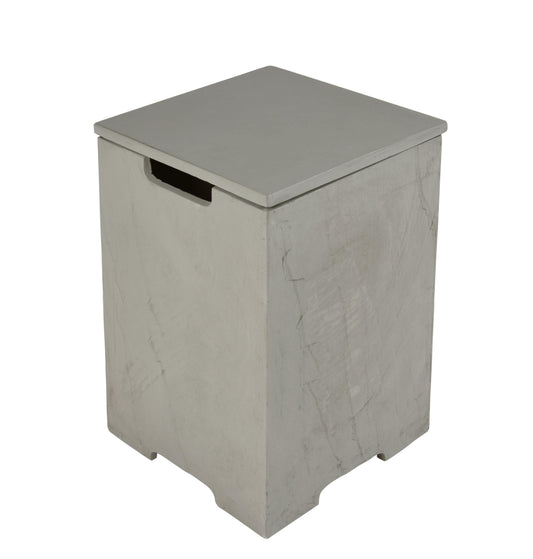 Elementi Plus 16" x 25" Square Space Grey Concrete Tank Cover (ONB404)