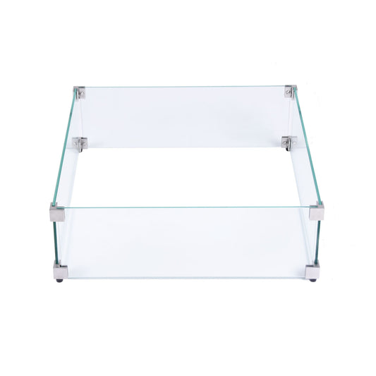 Elementi Plus 24" Square Clear Tempered Glass Wind Screen For OFG411/OFG413/OFG416/OFG419 (ONC05-020)