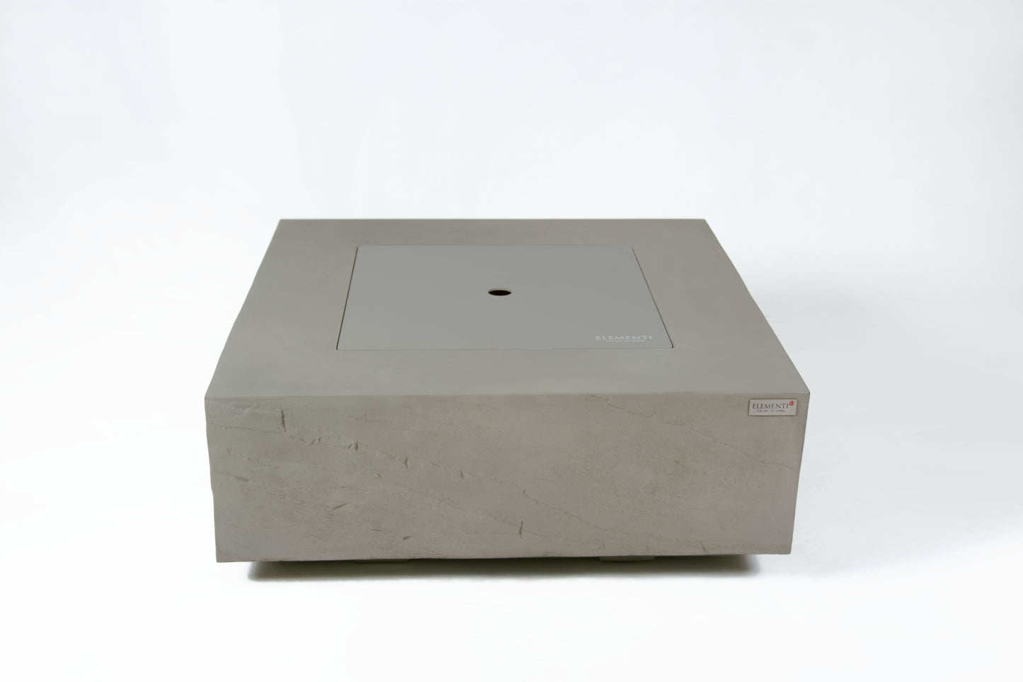 Elementi Plus Capertee 40" Square Space Grey Concrete Natural Gas Fire Table