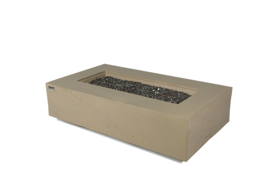 Elementi Plus Colorado 32" Rectangle Sunlight Yellow Concrete Sandstone Natural Gas Fire Table