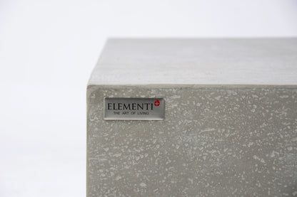 Elementi Plus Monte Carlo 32" Rectangle Light Grey Concrete Liquid Propane Fire Table