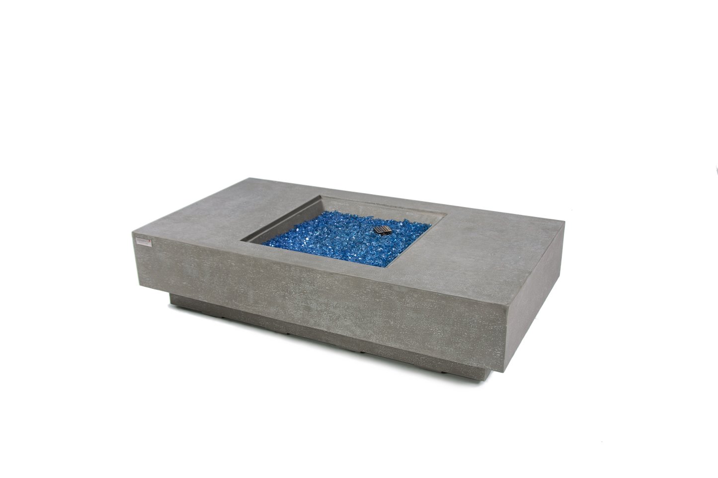 Elementi Plus Monte Carlo 32" Rectangle Light Grey Concrete Liquid Propane Fire Table