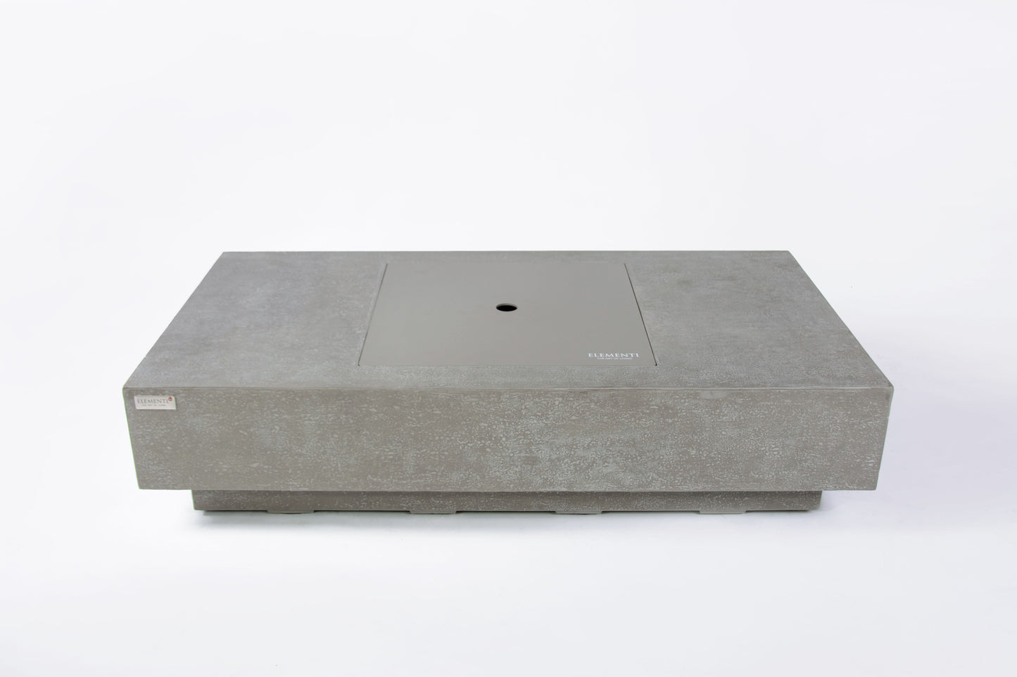 Elementi Plus Monte Carlo 32" Rectangle Light Grey Concrete Liquid Propane Fire Table