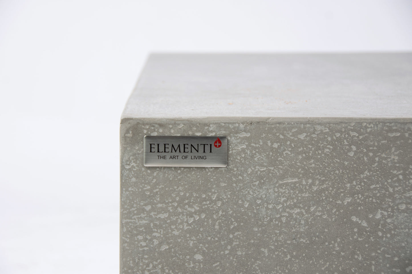 Elementi Plus Monte Carlo 32" Rectangle Light Grey Concrete Natural Gas Fire Table