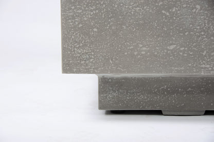 Elementi Plus Monte Carlo 32" Rectangle Light Grey Concrete Natural Gas Fire Table