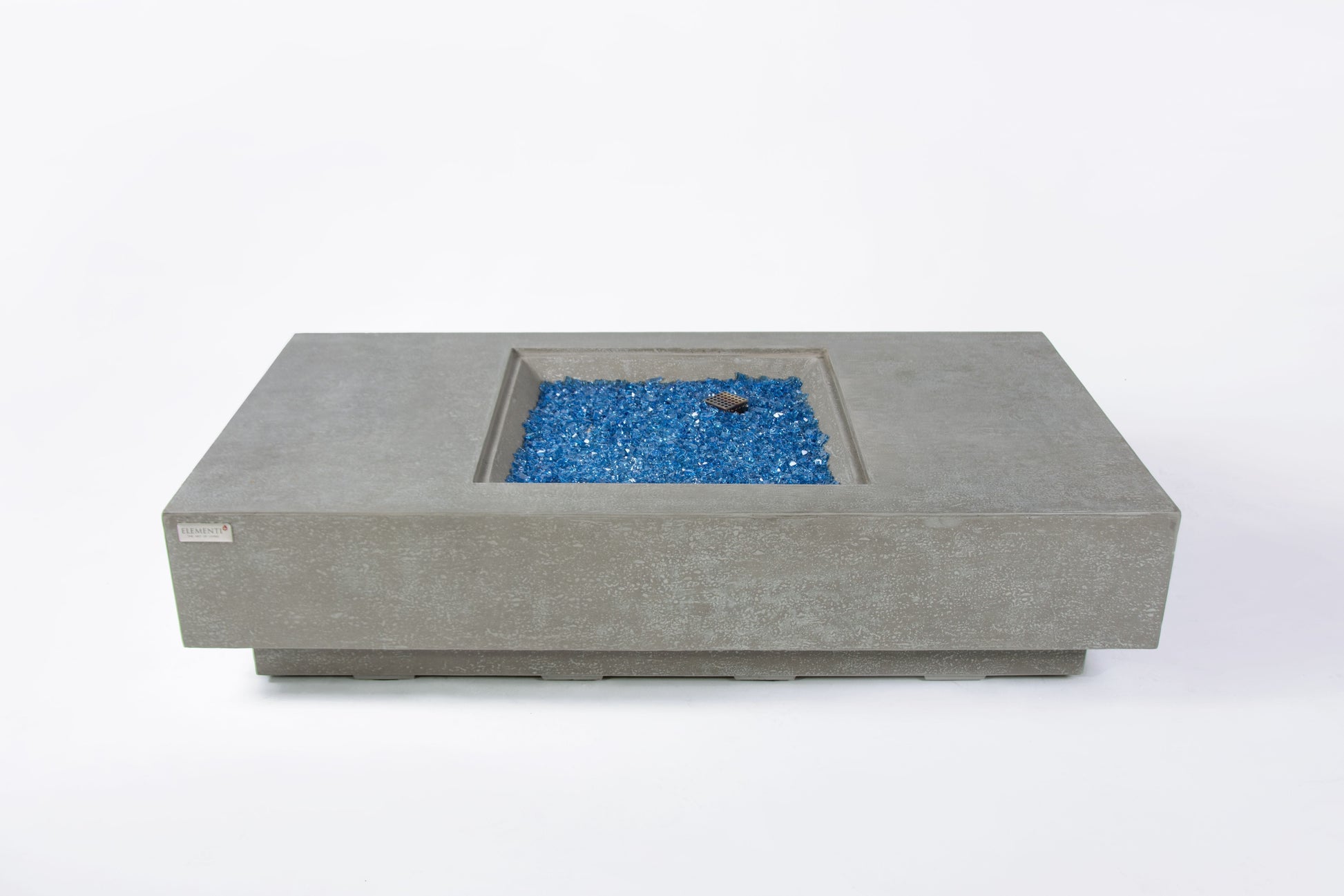Elementi Plus Monte Carlo 32" Rectangle Light Grey Concrete Natural Gas Fire Table