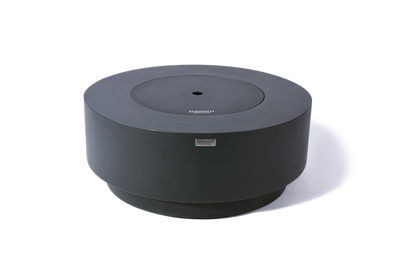 Elementi Plus Nimes 41" Round Dark Grey Concrete Liquid Propane Fire Table