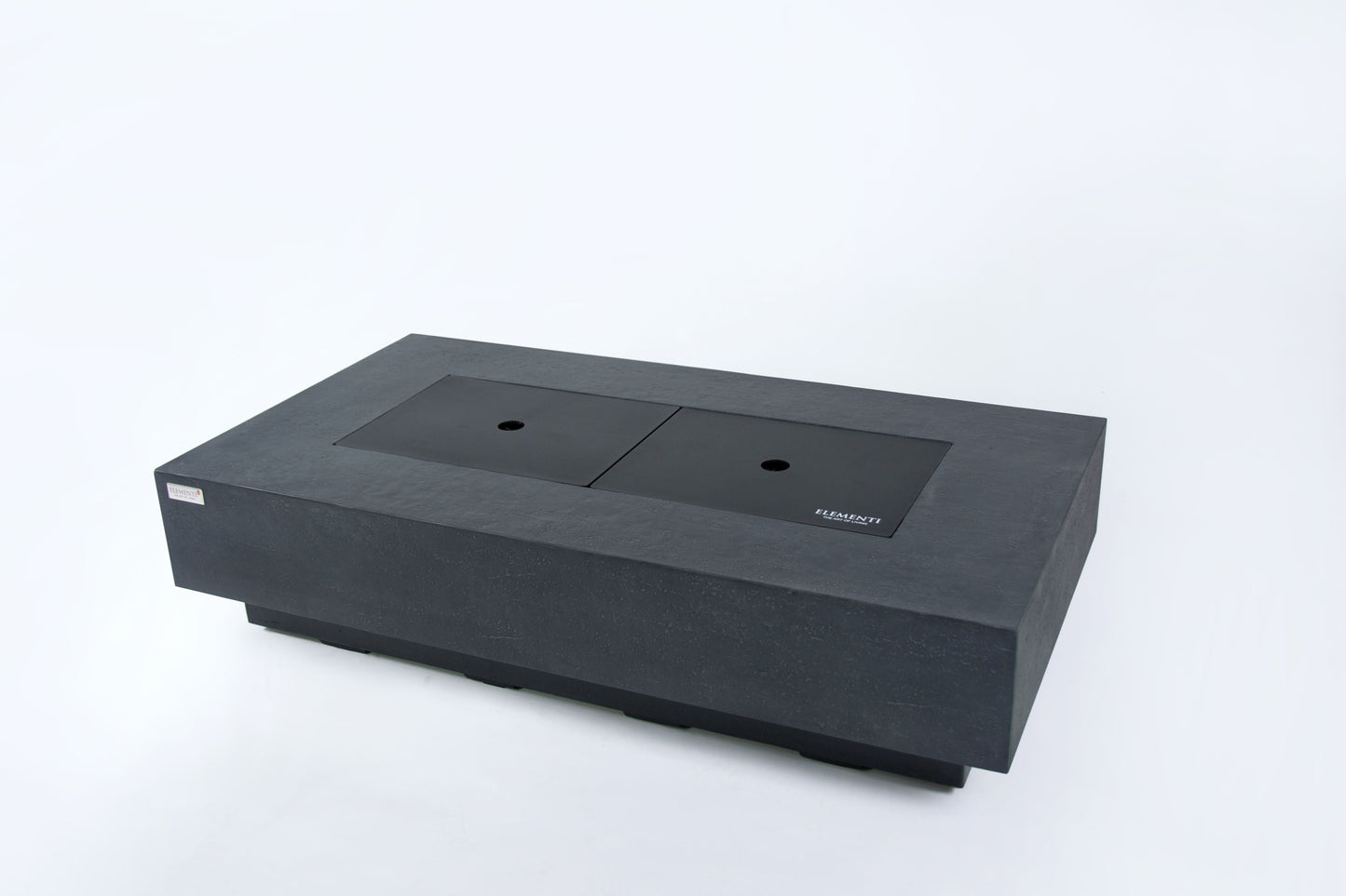 Elementi Plus Positano 32" Rectangle Dark Grey Concrete Natural Gas Fire Table