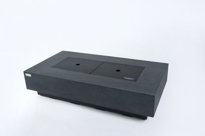 Elementi Plus Positano 32" Rectangle Dark Grey Concrete Natural Gas Fire Table
