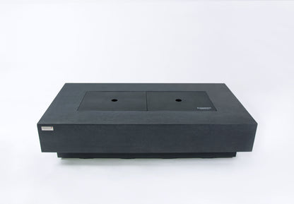 Elementi Plus Positano 32" Rectangle Dark Grey Concrete Natural Gas Fire Table