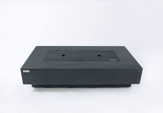Elementi Plus Positano 32" Rectangle Dark Grey Concrete Natural Gas Fire Table