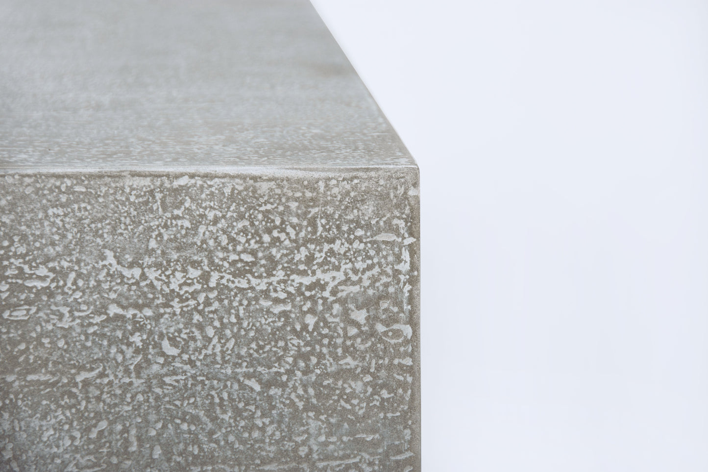 Elementi Plus Riviera 32" Rectangle Light Grey Concrete Liquid Propane Fire Table