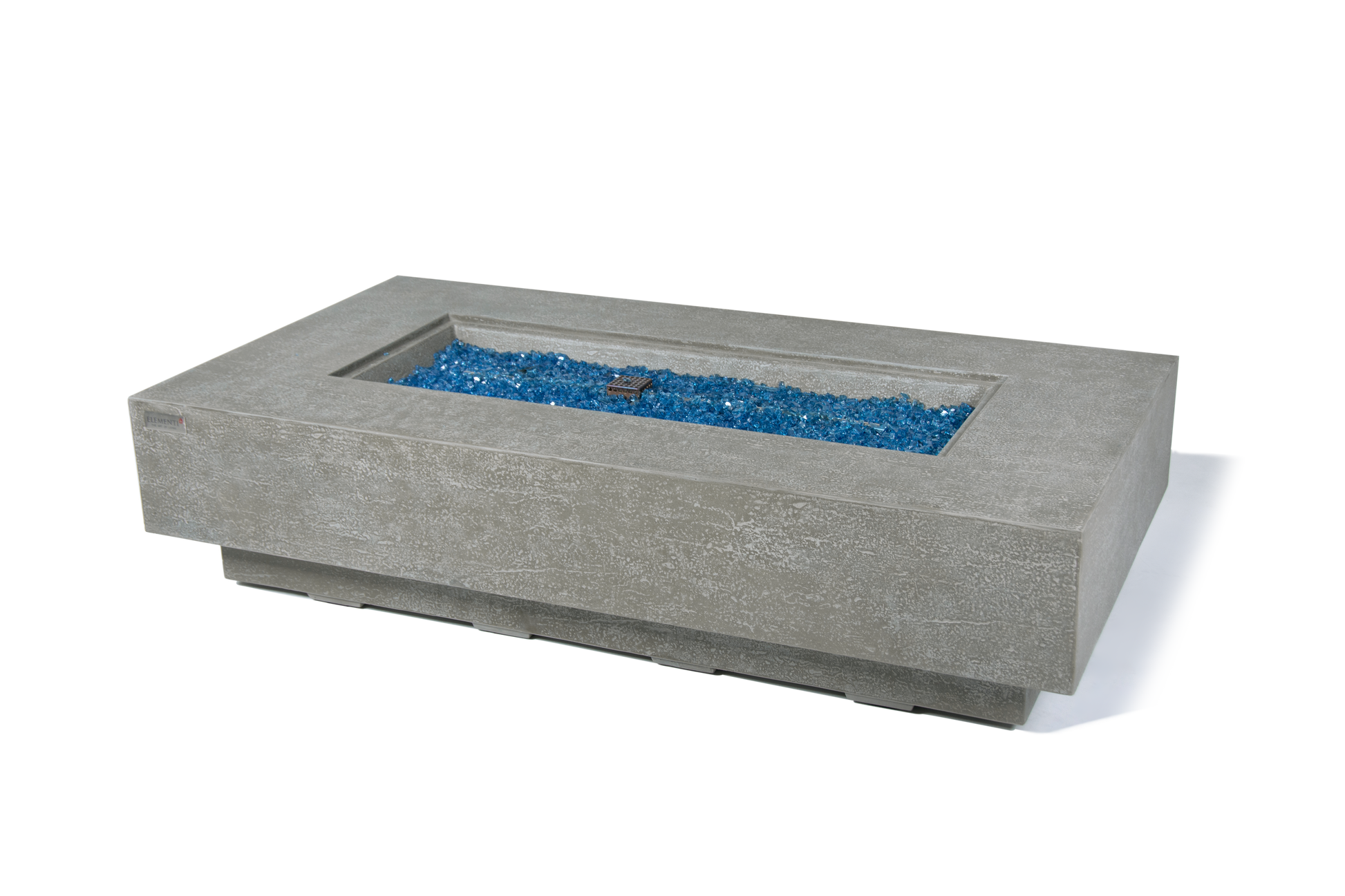 Elementi Plus Riviera 32" Rectangle Light Grey Concrete Natural Gas Fire Table